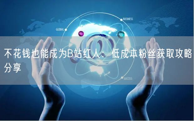 不花钱也能成为B站红人：低成本粉丝获取攻略分享