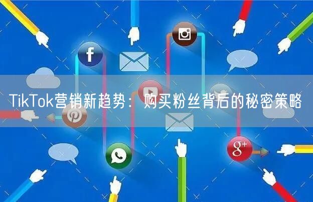 TikTok营销新趋势：购买粉丝背后的秘密策略