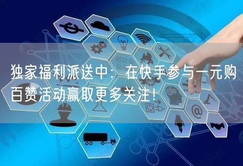 独家福利派送中：在快手参与一元购百赞活动赢取更多关注！