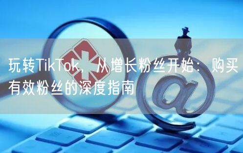 玩转TikTok，从增长粉丝开始：购买有效粉丝的深度指南