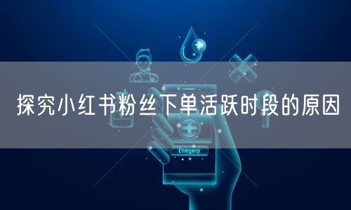 探究小红书粉丝下单活跃时段的原因